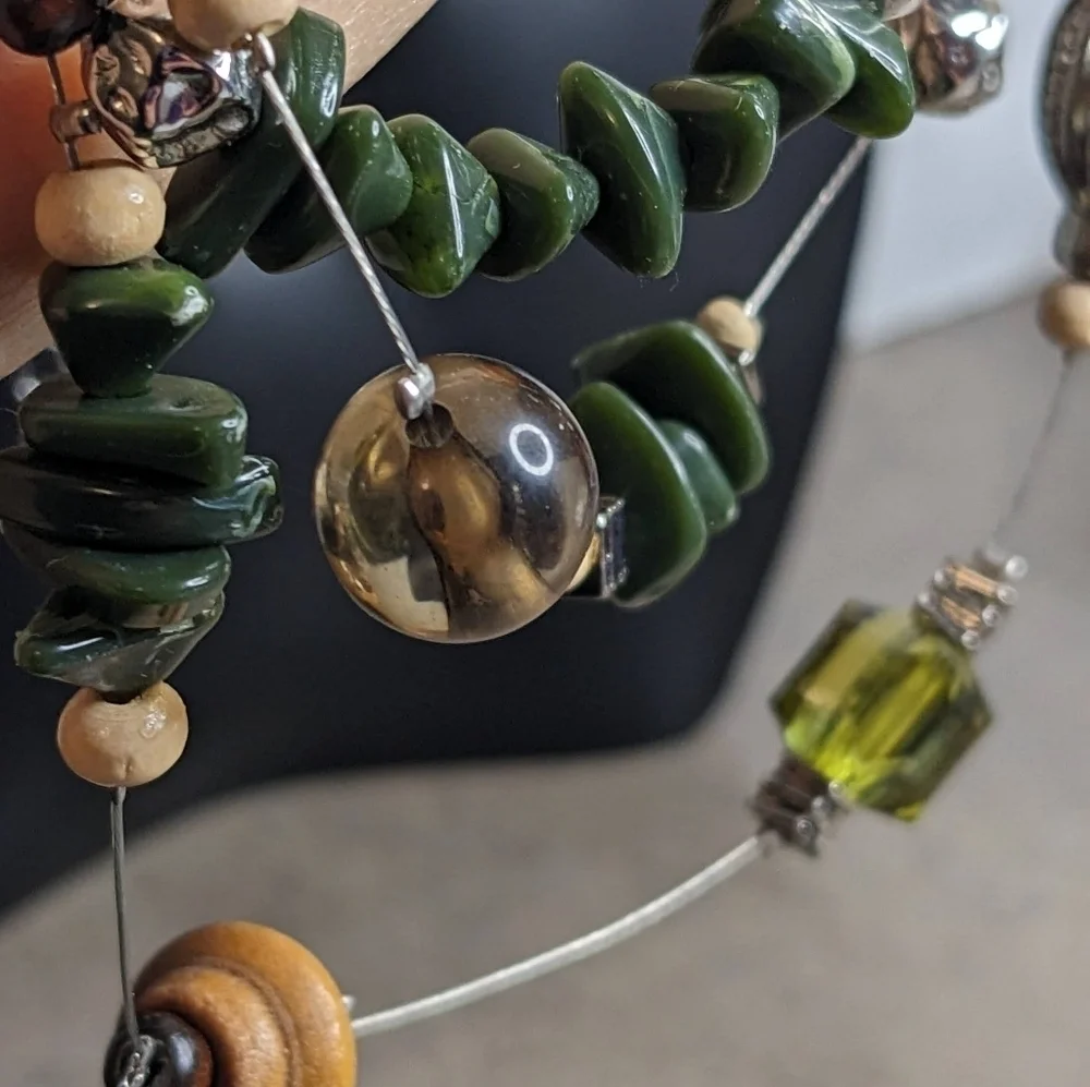 Chico's Floating Embellished Necklace‎